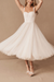 Ivory Short Bridal Dress A-Line Sweetheart Pearls