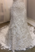 Ivory V Neck Sheath Sleeveless Backless Charming Lace Wedding Dress - Wedding Dresses