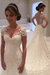 Ivory Affordable V-Neck Short Sleeves Lace Mermaid Wedding Dresses - wedding dresses
