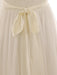 Ivory Wedding Dress Lace Sash Bow Sequins Wedding Gown misshow