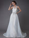 Ivory Wedding Jumpsuits Halter V Neck Rhinestones Backless Culottes Bridal Dress
