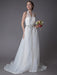 Ivory Wedding Jumpsuits Halter V Neck Rhinestones Backless Culottes Bridal Dress