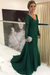 Jade Elegant Long Sleeves Lace mother of the bride dress V-Neck - Prom Dresses