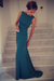 Jade Trumpet/Mermaid High Neck Sleeveless Spandex Floor-Length Dresses - Prom Dresses