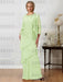 Floor-Length A-Line Mother of the Bride Dresses with Jewel Neck