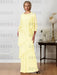 Floor-Length A-Line Mother of the Bride Dresses with Jewel Neck