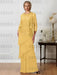 Floor-Length A-Line Mother of the Bride Dresses with Jewel Neck