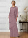 Floor-Length A-Line Mother of the Bride Dresses with Jewel Neck