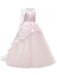 Flower Girl Dresses Jewel Neck Long Sleeves Butterfly Formal Kids Princess Dresses