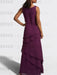 Floor-Length Mother of the Bride Sheath Dress with Matching Jacket