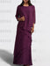 Floor-Length Mother of the Bride Sheath Dress with Matching Jacket