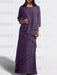 Floor-Length Mother of the Bride Sheath Dress with Matching Jacket