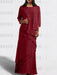 Floor-Length Mother of the Bride Sheath Dress with Matching Jacket