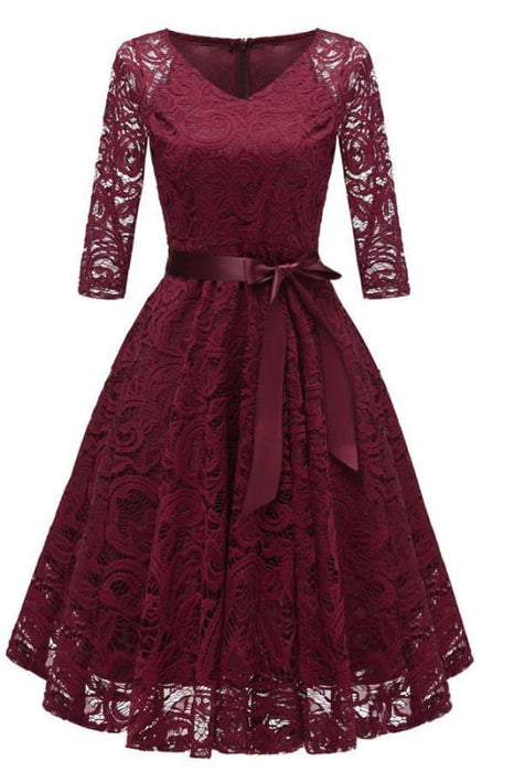 red hollow out dress vigerkar Women's Summer Short Sleeve Maxi Dress Casual V Neck Hollow Out Eyelet Ruffle Swing A Line Long Dresses 2025 Watermelon Red, M