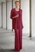 Lace Mother of the Bride Pant Suit | Chiffon 3 Piece Mother of the Bride Dresses - Prom Dresses