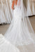 Spaghetti Straps Tulle Lace Wedding Dress Mermaid with Appliques
