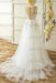 Latest V-neck Appliques Tulle A-line Wedding Dress - Wedding Dresses