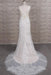 Latest V-neck Appliques Tulle Mermaid Wedding Dress - Wedding Dresses