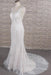 Latest V-neck Appliques Tulle Mermaid Wedding Dress - Wedding Dresses