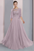 Lavender Floor-Length A-Line Mother of the Bride Dress with Princess Scoop Neckline