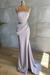 Lavender glitter evening dresses floor-length Prom Dress - Prom Dresses