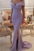 Lavender Mermaid Long Evening Dress Off-the-Shoulder