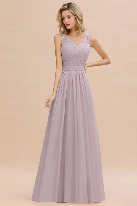 Modest Aline Chiffon Bridesmaid Dresses On Sale