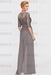 Long Sleeves Lace Appliques Chiffon Mother of Bride Dress Jumpsuit - Prom Dresses