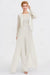 Long Sleeves Lace Appliques Chiffon Mother of Bride Dress Jumpsuit - Prom Dresses