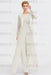 Long Sleeves Lace Appliques Chiffon Mother of Bride Dress Jumpsuit - Prom Dresses