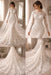 Long Sleeves Lace Mermaid Wedding Dress with Appliques
