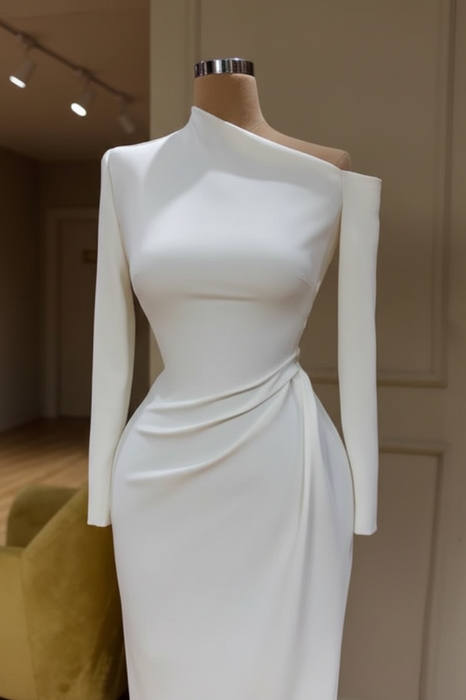 Long Sleeves Mermaid Prom Dress