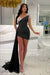 Charming Ruffles Satin Tight Homecoming Dress Short Prom Dress with Beadings Black