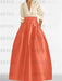 V-Neck A-Line Princess Gown with Long Sleeves and Pockets for the Mother of the Bride