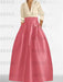 V-Neck A-Line Princess Gown with Long Sleeves and Pockets for the Mother of the Bride