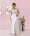 Long White Spaghetti Strap Sleeveless Elegant Tulle Prom Dress