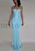 Luxurious Mermaid Crystal Beaded Embroidered Corset Prom Dress