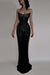 Luxurious Mermaid Crystal Beaded Embroidered Corset Prom Dress