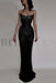 Luxurious Mermaid Crystal Beaded Embroidered Corset Prom Dress