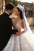 Luxury Long Sleeve V Neck Royal Ball Gown Wedding Dresses - wedding dresses