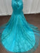 Luxury Off-the-Shoulder Beadings Mermaid Evening Gown - Prom Dress