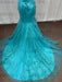 Luxury Off-the-Shoulder Beadings Mermaid Evening Gown - Prom Dress