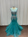 Luxury Off-the-Shoulder Beadings Mermaid Evening Gown - Prom Dress