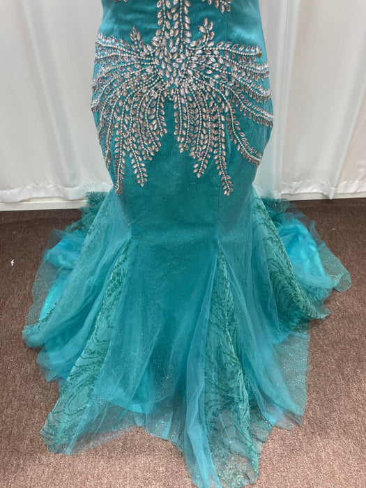 Luxury Off-the-Shoulder Beadings Mermaid Evening Gown - Prom Dress
