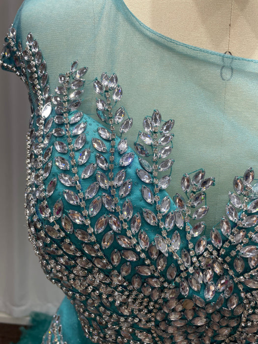 Luxury Off-the-Shoulder Beadings Mermaid Evening Gown - Prom Dress