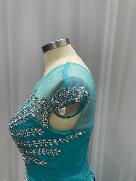 Luxury Off-the-Shoulder Beadings Mermaid Evening Gown - Prom Dress