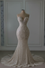 Champagne Ivory sweetheart glitter beaded mermaid wedding dress