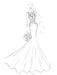 wedding dress 2021 simple mermaid bateau neck sleeveless lace appliqued traditional bridal dresses