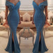 647. Mermaid Long Evening Dress Off-the-Shoulder