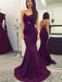 Mermaid Spaghetti Straps Sleeveless Sweep/Brush Train With Ruched Jersey Dresses - Prom Dresses